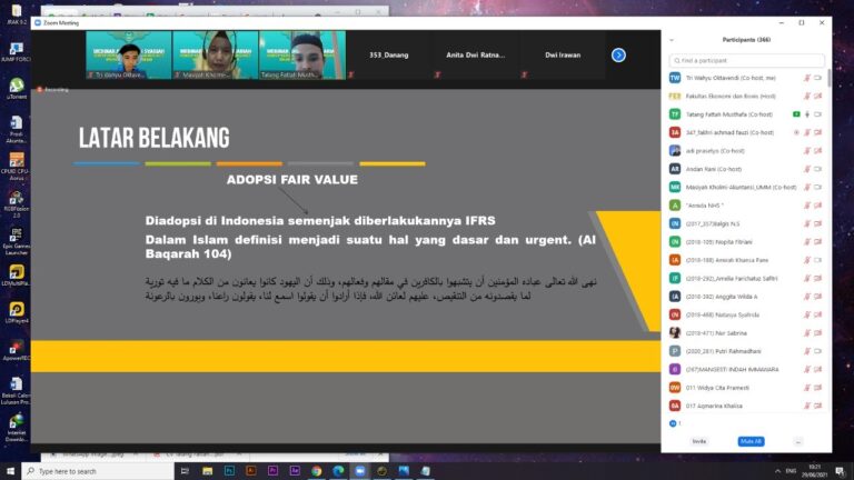 Webinar Akuntansi Syariah: Prodi Akuntansi Gabungkan Sudut Pandang Akademisi dan Praktisi